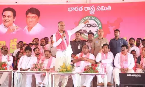 Husnabad: T Harish Rao urges voters to bless MLA Sathish Kumar in polls