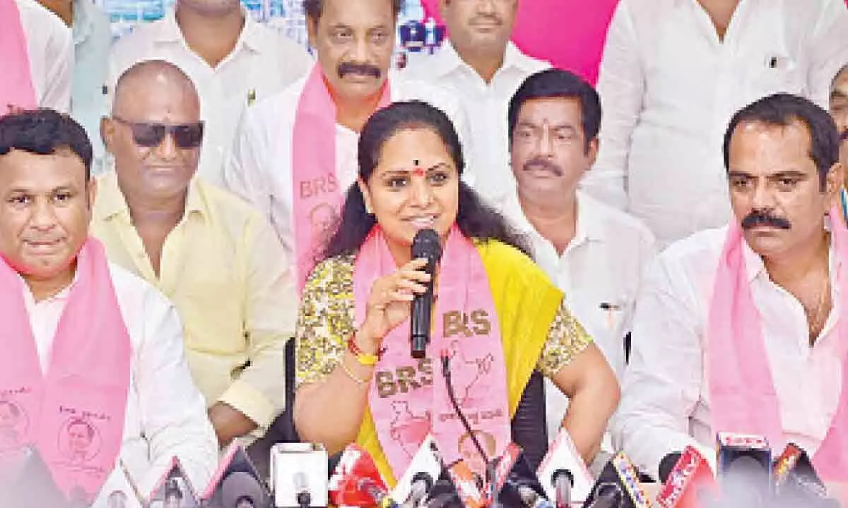 Hyderabad: Enforcement Directorate notice politically motivated says MLC Kalvakuntla Kavitha