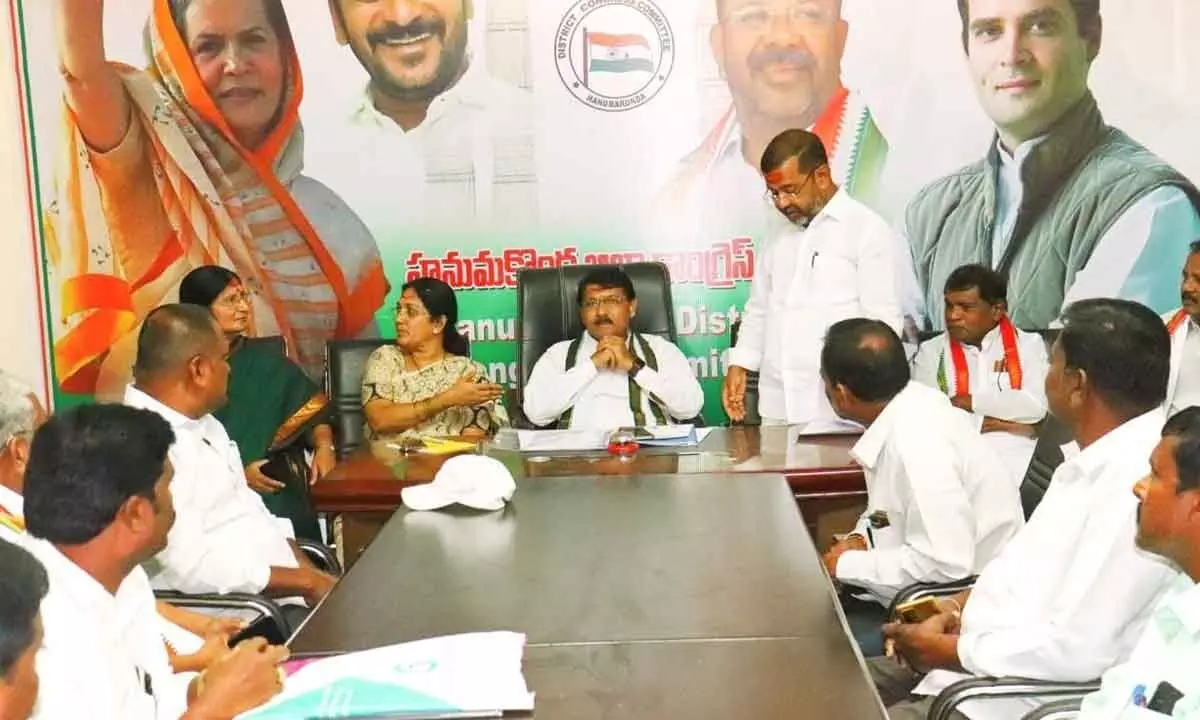 Warangal: Congress gears up for Tukkuguda meet