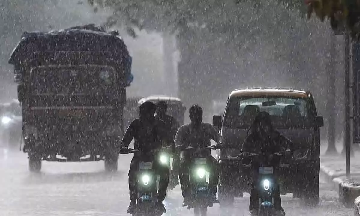 Delhi Hit By Heavy Rainfall, IMD Warns Of Intense Showers And Gusty Winds
