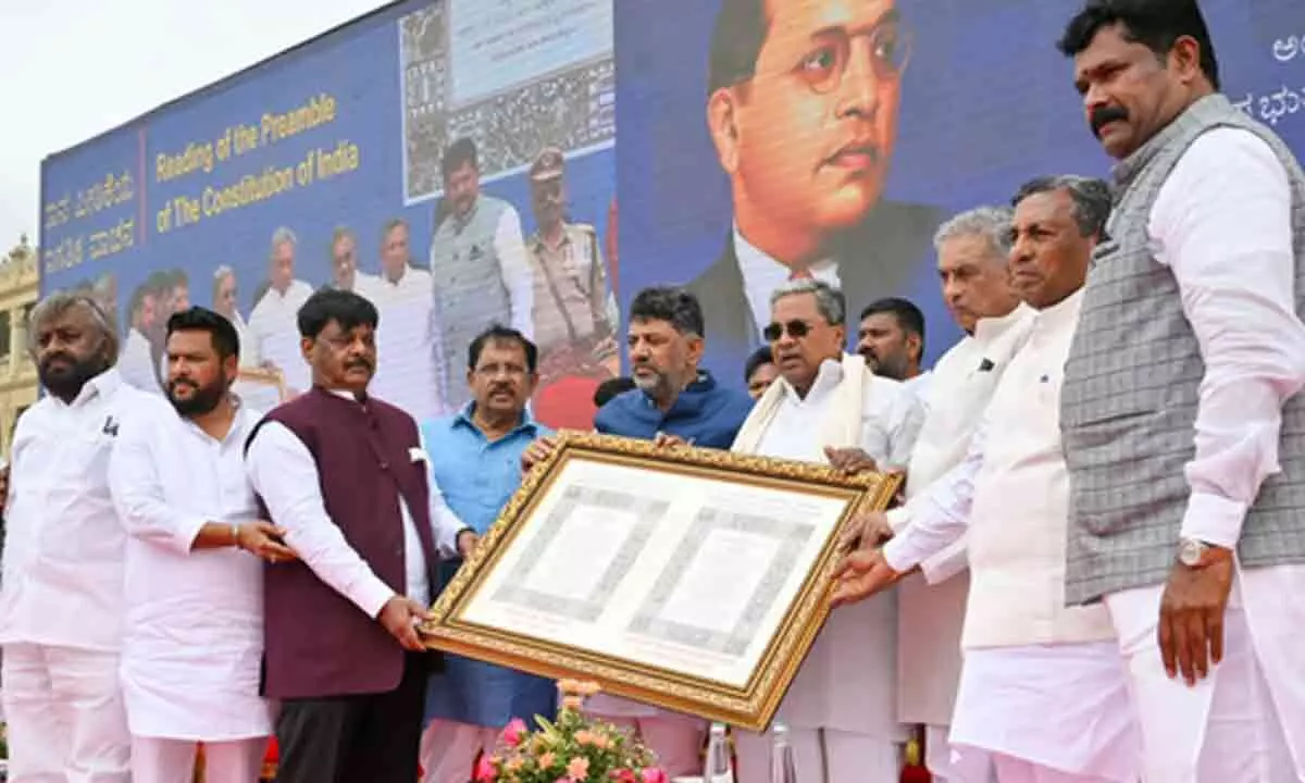 Anti-constitutional forces conspiring to implement Manusmriti says Karnataka CM Siddaramaiah