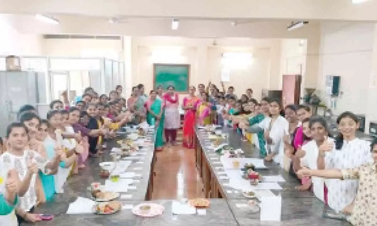 Tirupati: Home Science students showcase talent at cooking competition