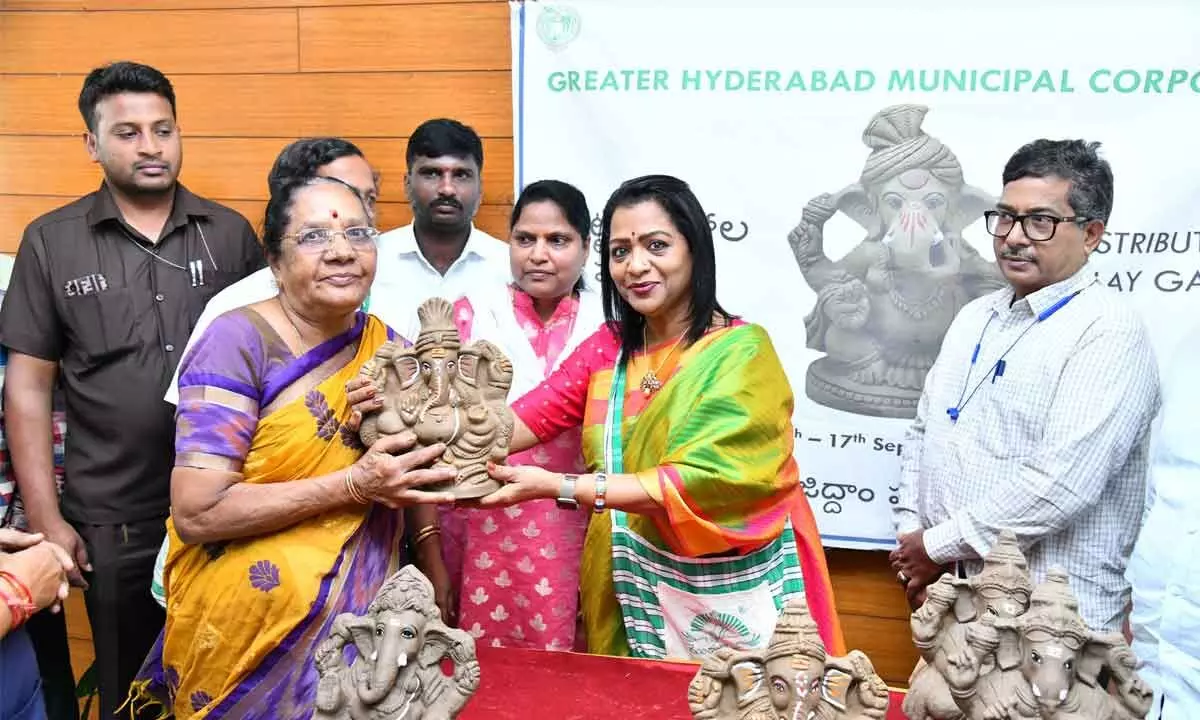 Hyderabad: Clay Ganeshas to adorn homes