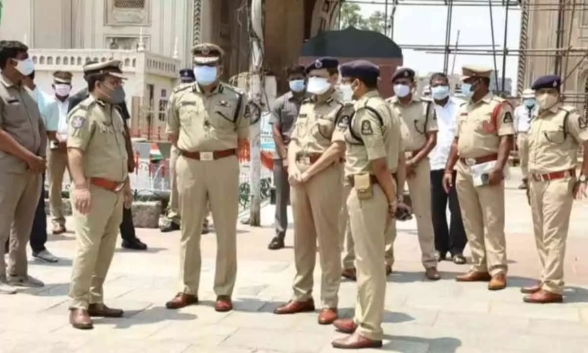 Hyderabad: Police beefed up security at Taj Krishna amid CWC meeting