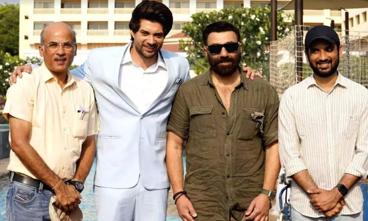 Sunny Deol gave the clap for son Rajveer’s first shot in ‘Dono’