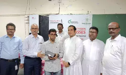 Vijayawada: Smart vision glasses for visually challenged students