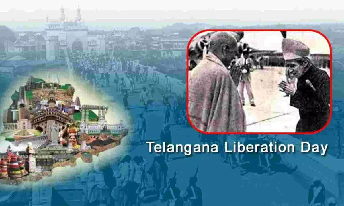 Telangana Liberation Day celebrated with a colourful display of Telangana Culture in Hyderabad
