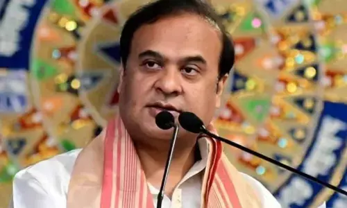 Assam CM Sarma takes part in Jan Ashirwad Yatra in poll-bound Madhya Pradesh