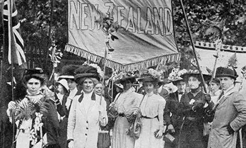 First women to give vote