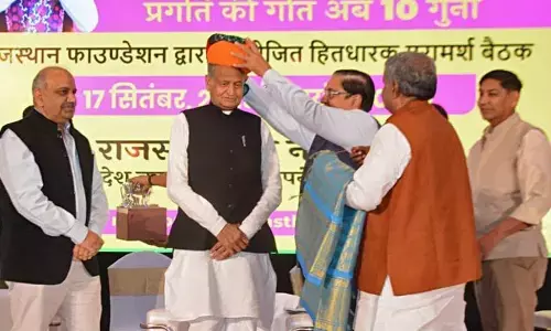 Mission 2030: Rajasthan CM Ashok Gehlot interacts with migrant Rajasthani Community in Hyd