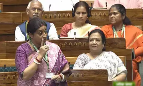 Debate on women reservation bill: Smriti Irani attacks Sonia Gandhi in Lok Sabha
