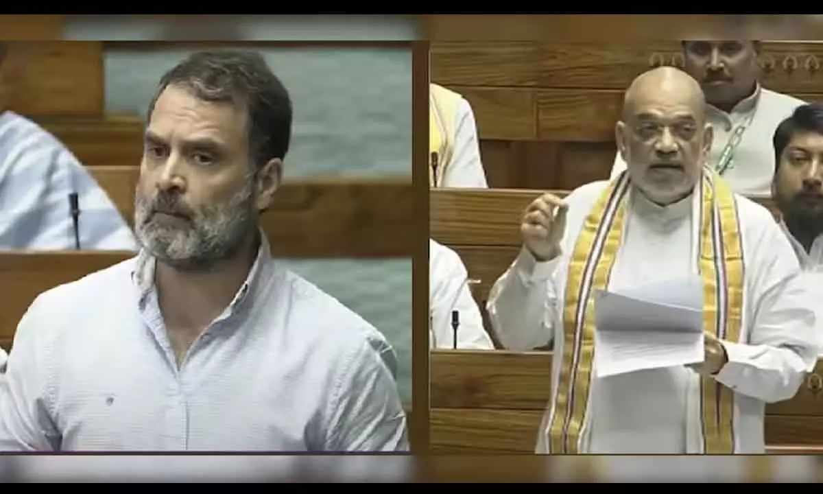 Union Home Minister Amit Shah And Rahul Gandhi Clash Over OBC Representation And Womens Reservation Bill