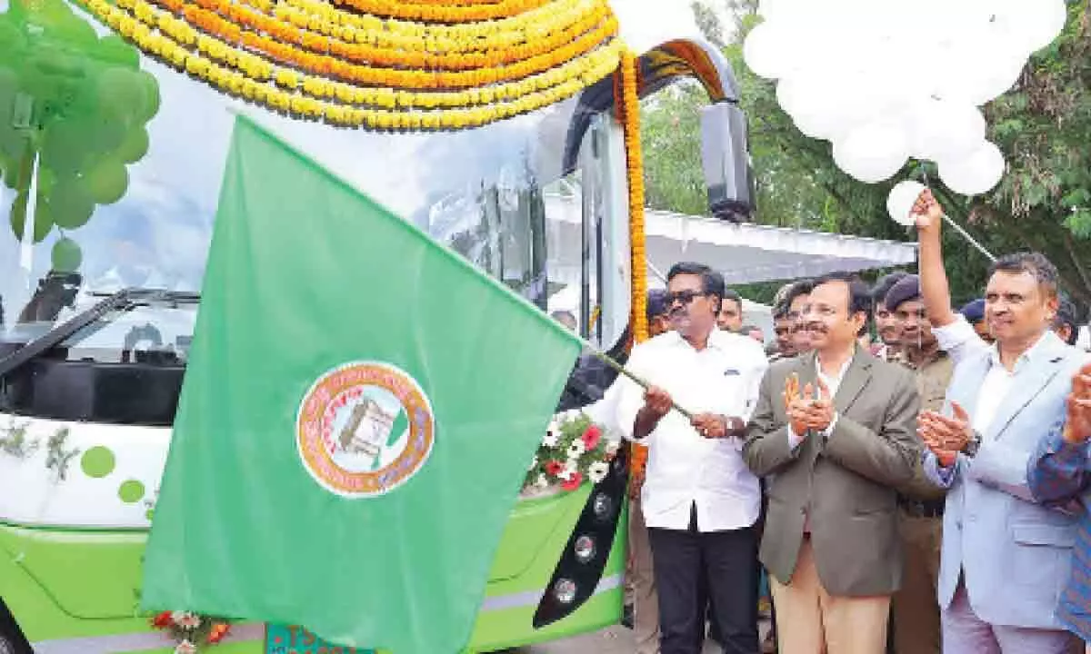 Hyderabad: TSRTC rolls out 25 Green Metro Luxury buses to ferry city techies