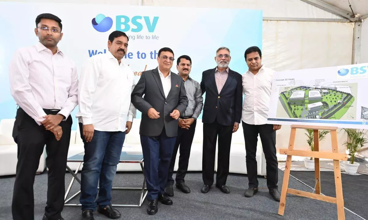 KTR takes part in groundbreaking ceremony of BSV Global in Genome Valley