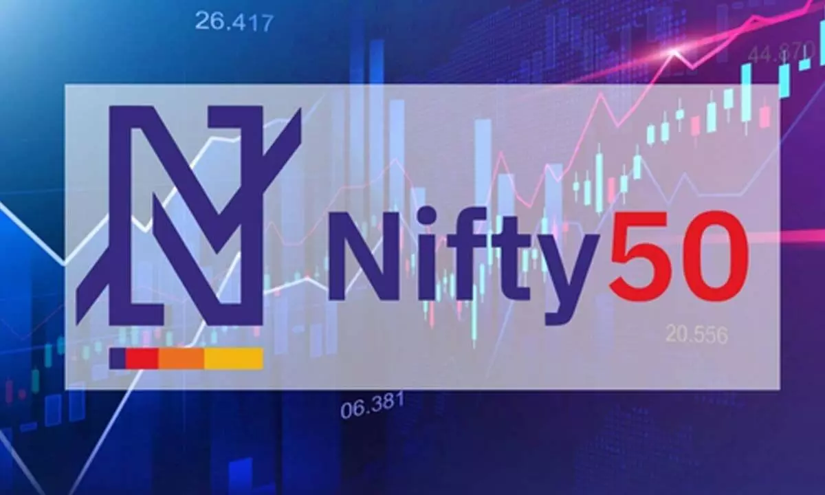 Nifty closes lower in volatile trade
