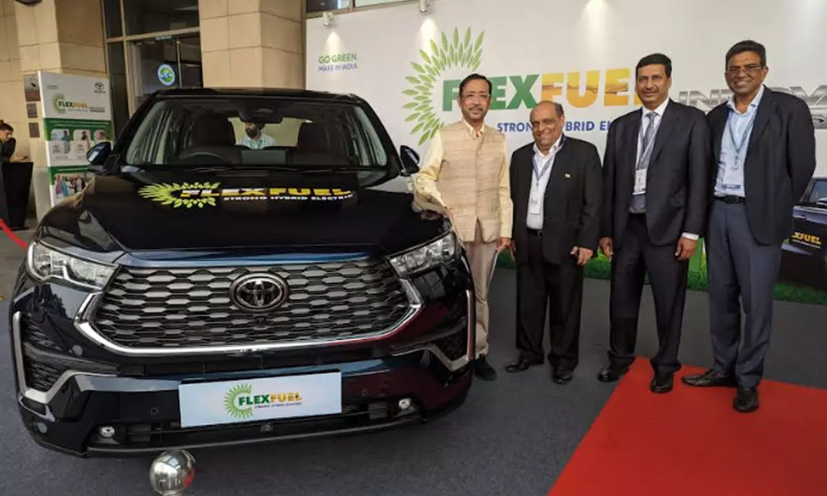 Toyota Kirloskar Motor Showcases its Electrified Flex Fuel Vehicles to Promotes Holistic Approach to Sustainable Mobility, at ISBEC 2023