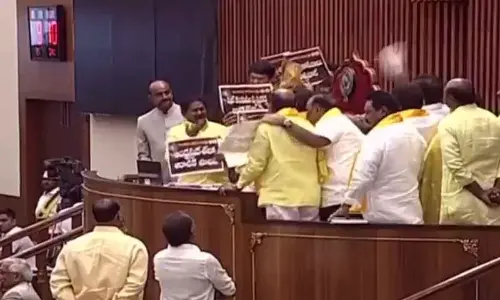 Pandemonium in AP Assembly. House adjourned