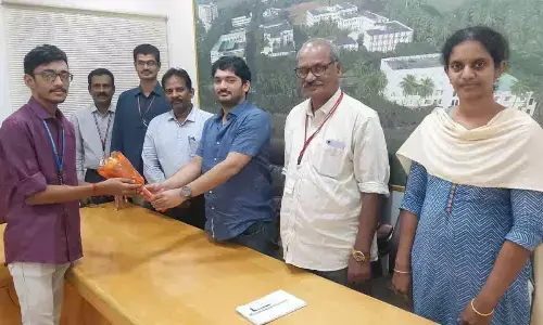 Bhimavaram: SRKR student gets job with Rs 16.3L pay