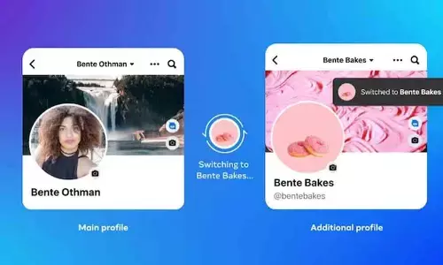 Facebook allows users to create multiple profiles from the same account
