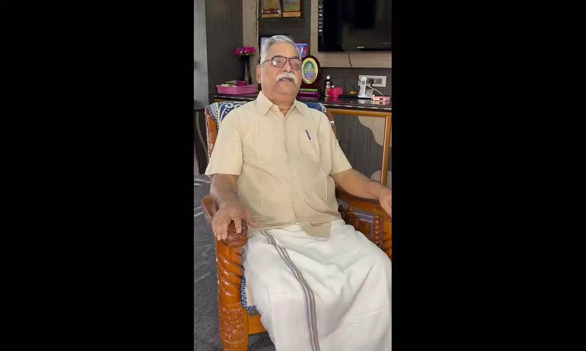 Rachapalem Chandrasekhar Reddy to receive Jashuva Sahitya Puraskaram