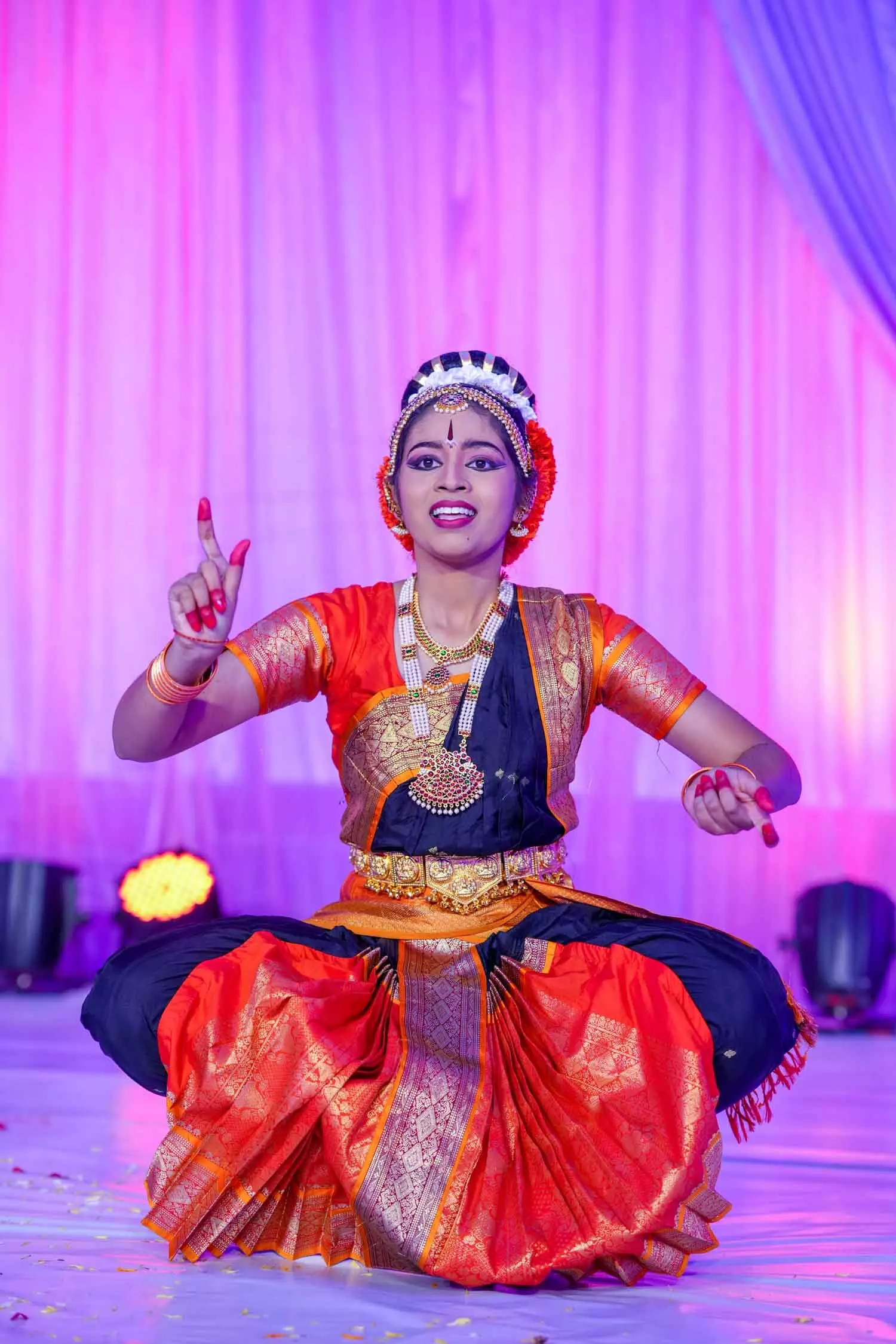Sridevi Nrithyalaya - Ashtalakshmi Sthothram - LIVE performance Full video  | Indian classical dance, Dance poses, Dance