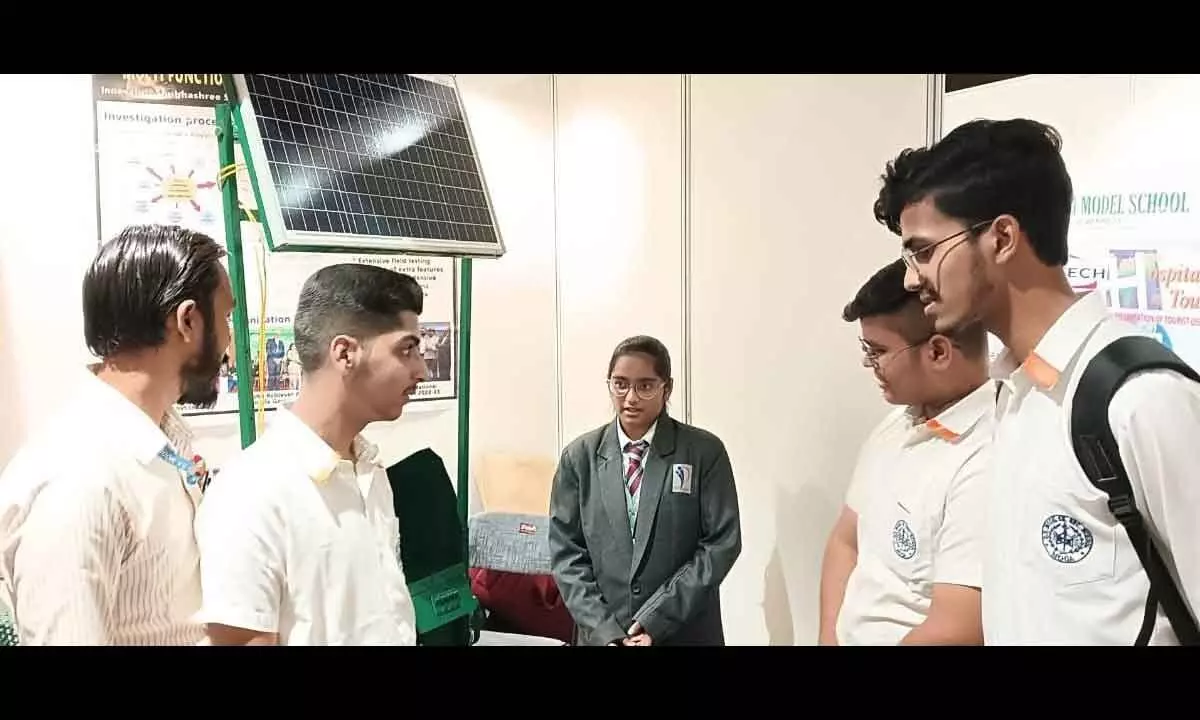 Karimnagar: Paramita students showcase exhibits at National Skill Expo