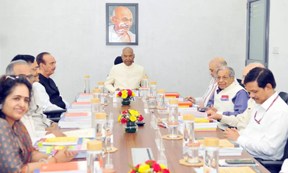 Kovind chairs first official meeting of one nation, one election panel, discusses several points