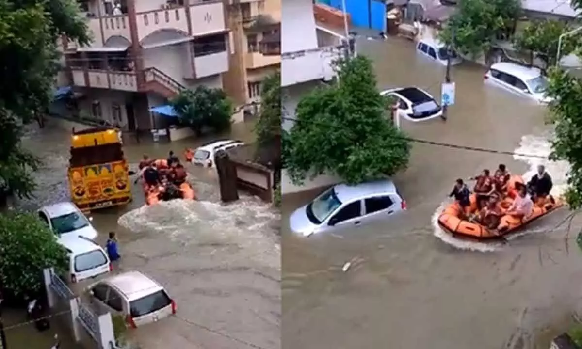 1 killed, 350 evacuated as Nagpur turns into lake city after heavy rains