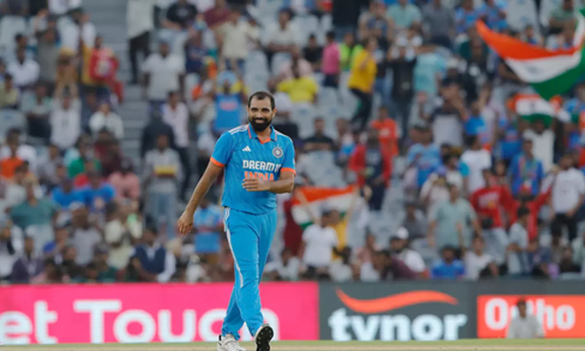 I dont think anyone in world cricket at the moment would have a seam position as good as Shami: Harbhajan Singh