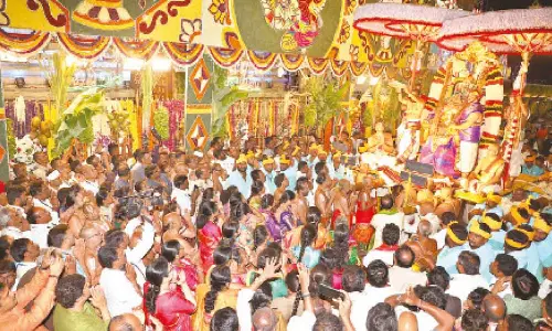 Tirumala: Religious fervour, gaiety mark Garuda Vahana Seva