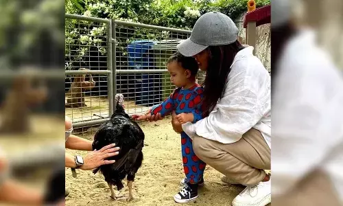 Priyanka seen enjoying farm life with daughter Malti