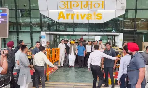 Bhagwant Mann, Arvind Kejriwal reach Udaipur for Ragneeti wedding
