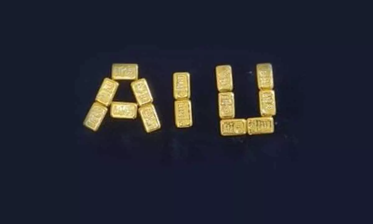 Three held at Hyderabad airport with gold worth Rs 99.57Lakh