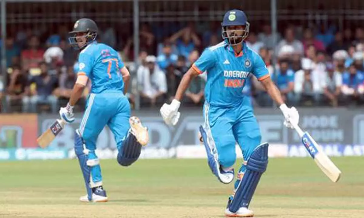 2nd ODI: Gill and Iyer centuries; Suryakumar and Rahul fifties propel India to mammoth 399/5 against Australia