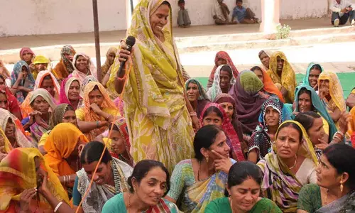 Raj panchayat leads in creating women leaders