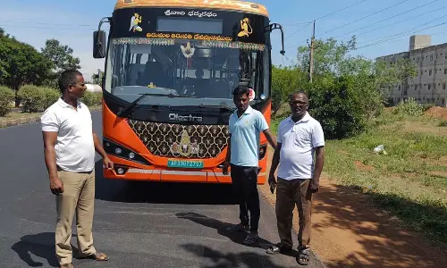 TTD electric bus which went missing in Tirumala found in Naidupeta