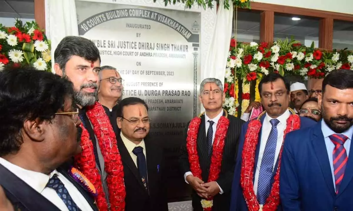 Ten Courts Building Complex inaugurated in Visakhapatnam