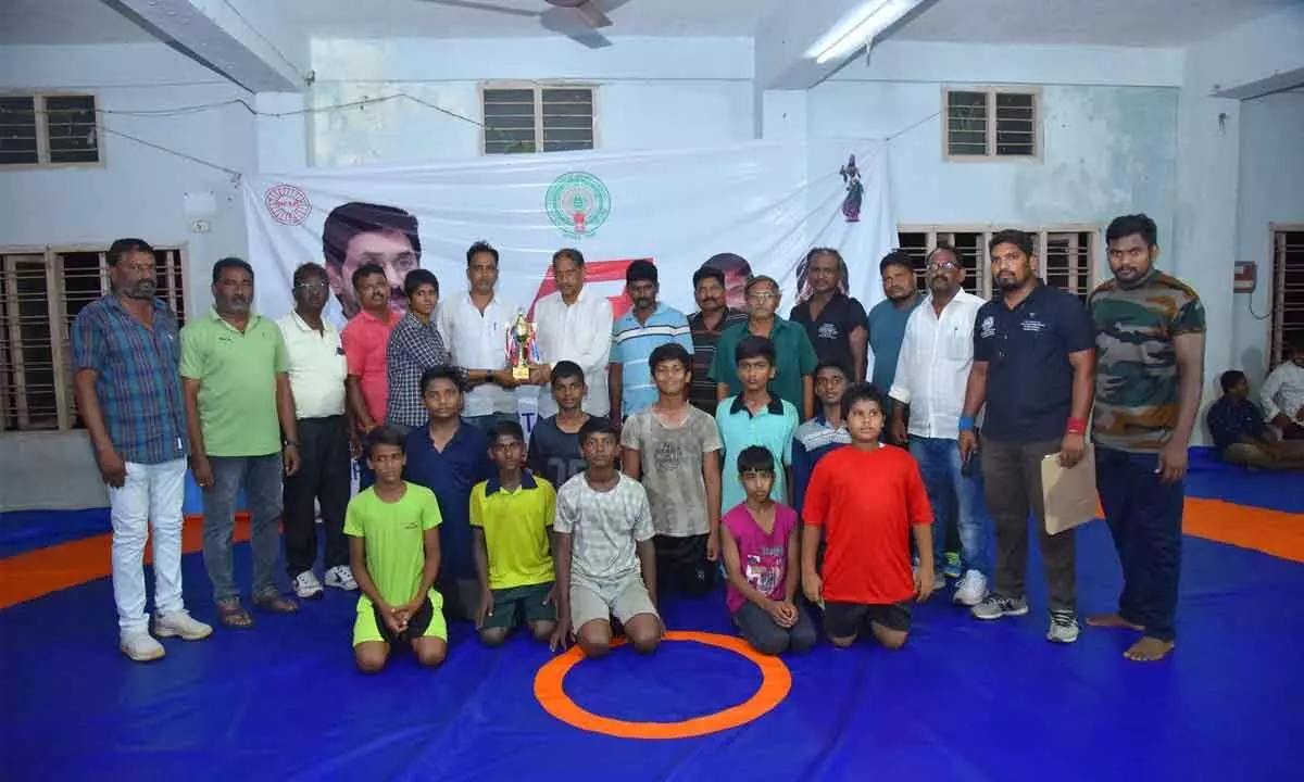 Krishna clinches wrestling under-14 championship