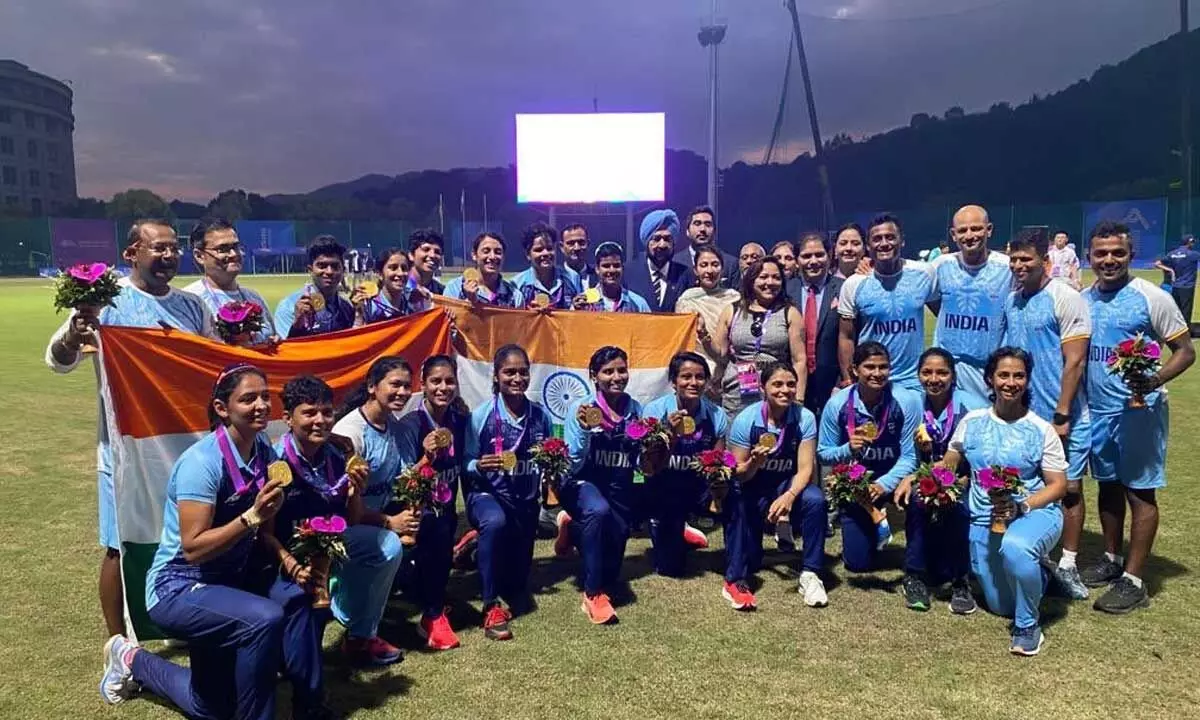 PM Modi congratulates women cricket team for Asian Games gold, other winners