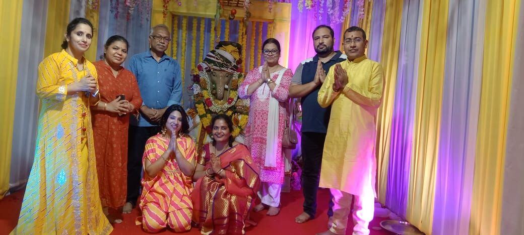 Grand Celebrations Of Ganesh Utsav at Aparna Cyber Commune- Nallagandla