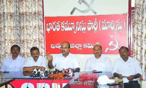 CPM leader raises voice for journalists free housing scheme