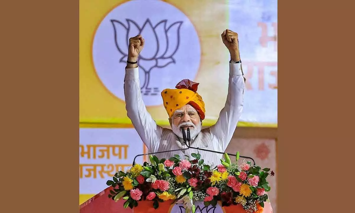 Lotus will bloom in Rajasthan: Modi