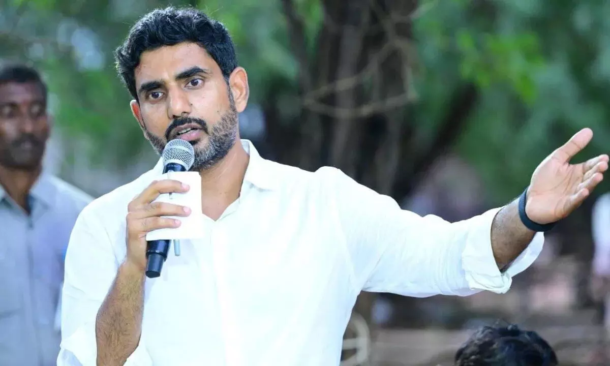 Justice will save us from false cases: Lokesh