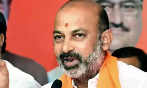 Bandi Sanjay defends Guv, says BRS targeting her