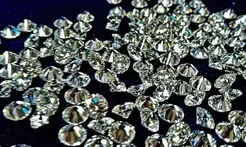 Indias export of cut, polished diamonds may fall by 22 pc in FY24 on sluggish demand: Icra Indias export of cut, polished diamonds may fall by 22 pc in FY24 on sluggish demand: Icra