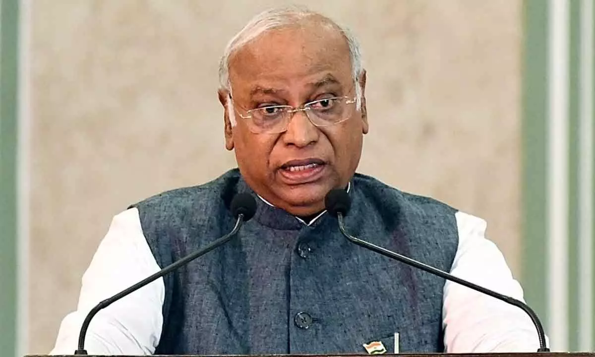 Congress President Kharge Accuses Modi Government Of Neglect Amid Manipur Unrest