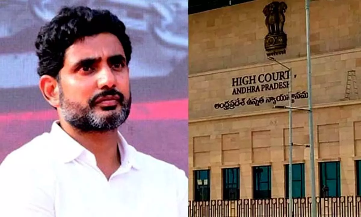 Nara Lokesh moves AP High Court seeking anticipatory bail in Inner Ring Road case
