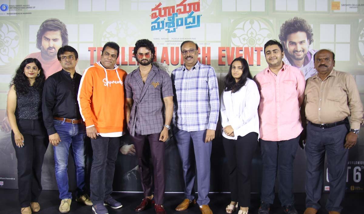 Mahesh Babulaunches Sudheer Babu’s‘Maama Mascheendra’ trailer