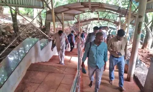 WII team inspects Alipiri footpath