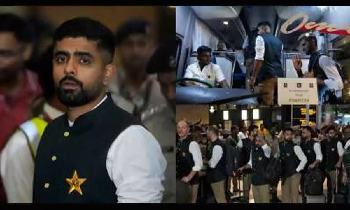 ICC WC 2023: Pakistan team reaches Hyderabad